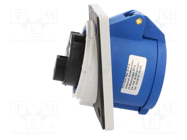 PAWBOL Socle femelle d'alimentation AC 32A 400V AC 6H PAWBOL Socle femelle d'alimentation AC 32A 400V AC 6H