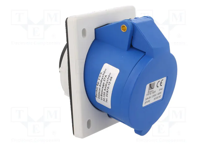 PAWBOL Socle femelle d'alimentation AC 32A 400V AC 6H PAWBOL Socle femelle d'alimentation AC 32A 400V AC 6H