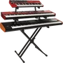 QUIKLOK QL723 Support Clavier Format X 3 Niveaux Double Profil Noir