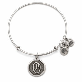Alex And Ani Bracelet en Métal Gris avec Finition Vieillie