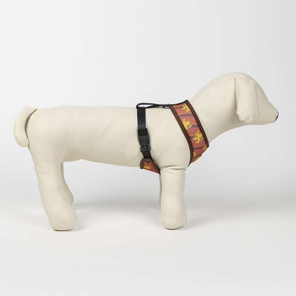 Cerdá Arnés T4M:M/L Harnais Premium pour Chien Taille M/L Thème Harry Potter Gryffindor - Rouge Foncé