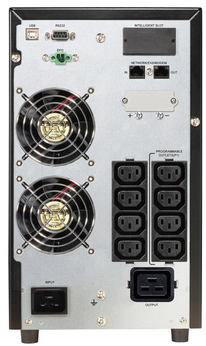 PowerWalker VFI 3000 CG PF1 - 3000VA, 3000W, 3:1, USB, RS-232, EPO