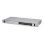 Ubiquiti UniFi Switch USW-24 - Commutateur réseau managé Gigabit 24 ports + 2 ports SFP, écran tactile 1.3 pouces, sans ventilateur, montage rack 1U