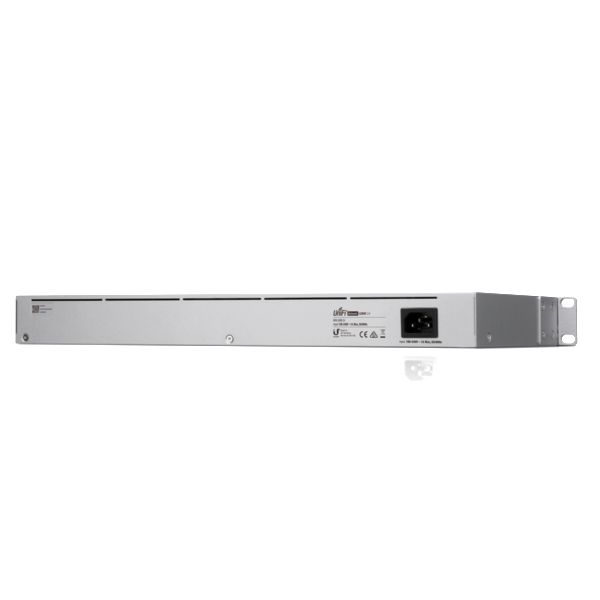 Ubiquiti UniFi Switch USW-24 - Commutateur réseau managé Gigabit 24 ports + 2 ports SFP, écran tactile 1.3 pouces, sans ventilateur, montage rack 1U