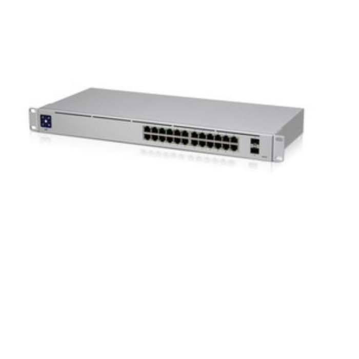 Ubiquiti UniFi USW-24 Switch de réseau 24 ports Gigabit avec écran tactile 1,3 pouces