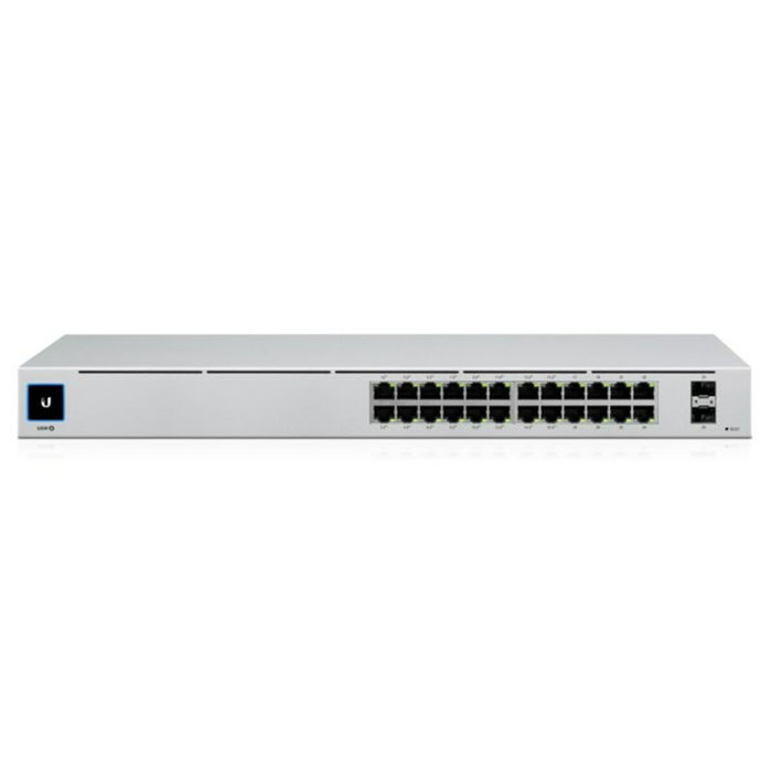 Ubiquiti UniFi USW-24 Switch de réseau 24 ports Gigabit avec écran tactile 1,3 pouces