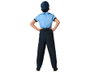 Disfraz de police bleu pour enfant (7-9 ans)