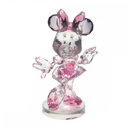 Enesco Disney Minnie Figurine Acrylique Rose