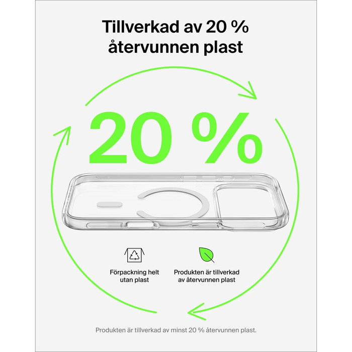 Protection pour téléphone portable Belkin iPhone 17 Pro Transparent