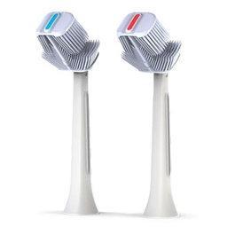 Balene by Bexident Duotech Sonic Têtes de brosse à dents sonique remplaçables (2 unités) – Dureté moyenne – Marque Isdin