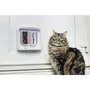 Sureflap Chatière Électronique Connectée avec Application - Contrôle d'Accès par Puce pour Chat - Dimensions 142 mm x 120 mm - Blanc