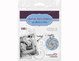 Scrapbook Adhesives by 3L Coins adhésifs en papier argent 12mm