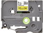 Brother Ruban TZe-621 Noir sur Jaune 9 mm