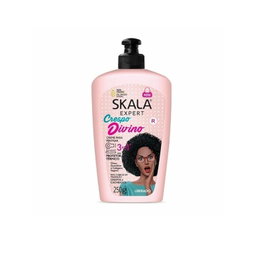 Skala Crema Peinar Crespo Divino 3 en 1 - Crème Coiffante Défrisante et Hydratante pour Cheveux Frisés et Bouclés - 250 g