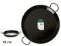 La Dehesa Paellera émaillée 55 cm acier 16 portions noir (Set de 4)