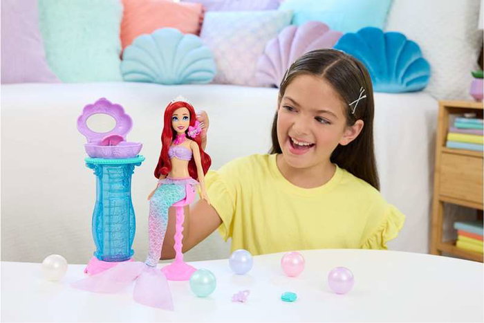 Disney Princess Coffret Ariel Secrets de Perle avec Tocador et 5 Surprises