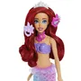 Disney Princess Coffret Ariel Secrets De Perle - Poupée 2 en 1 avec Nageoire Amovible, Chaise, Coiffeuse et 5 Surprises - Pour Enfants 3 ans et + - JBF86
