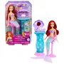 Disney Princess Coffret Ariel Secrets De Perle - Poupée 2 en 1 avec Nageoire Amovible, Chaise, Coiffeuse et 5 Surprises - Pour Enfants 3 ans et + - JBF86