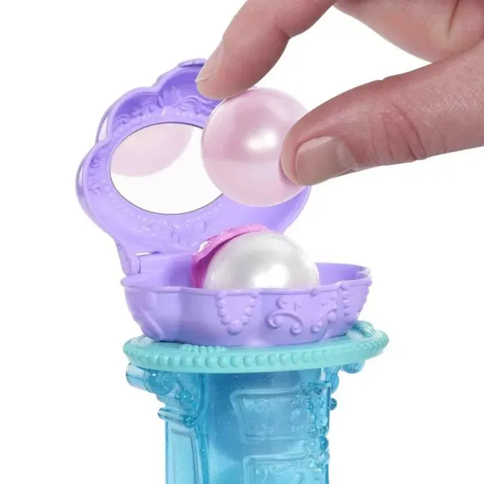 Disney Princess Coffret Ariel Secrets De Perle - Poupée 2 en 1 avec Nageoire Amovible, Chaise, Coiffeuse et 5 Surprises - Pour Enfants 3 ans et + - JBF86 Disney Princess Coffret Ariel Secrets De Perle - Poupée 2 en 1 avec Nageoire Amovible, Chaise, Coiffeuse et 5 Surprises - Pour Enfants 3 ans et + - JBF86