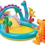 Intex 90805 Dinoland Piscine Gonflable Aire de Jeux pour Enfants Piscine de Jardin