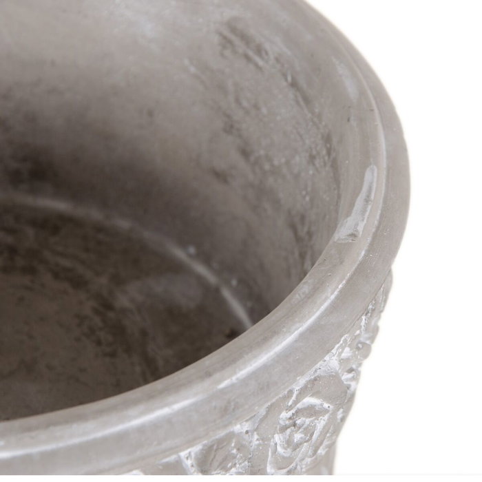 BigBuy Garden Cache-pot Gris Ciment 20,5 x 20,5 x 9 cm BigBuy Garden Cache-pot Gris Ciment 20,5 x 20,5 x 9 cm