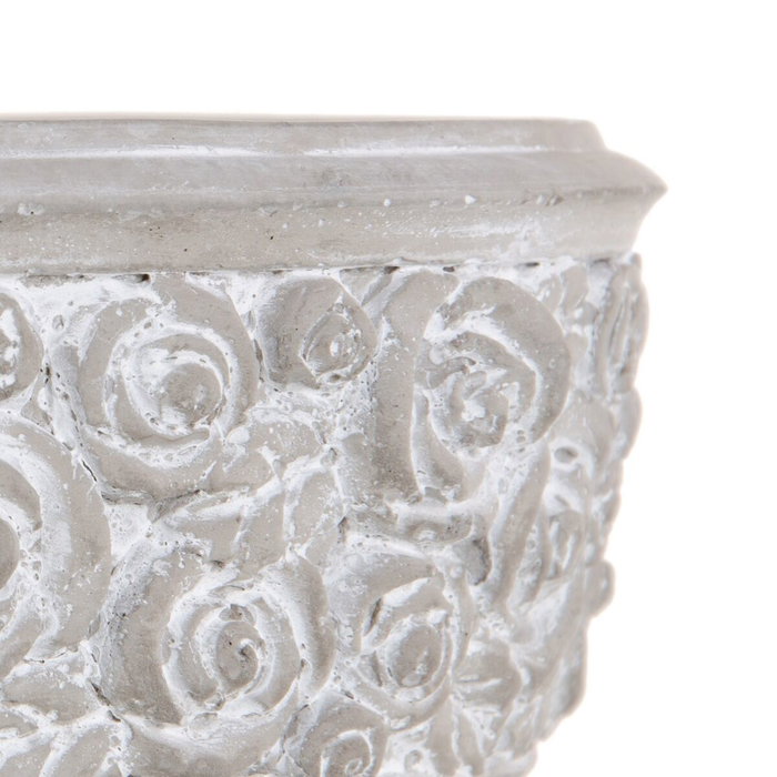 BigBuy Garden Cache-pot Gris Ciment 20,5 x 20,5 x 9 cm BigBuy Garden Cache-pot Gris Ciment 20,5 x 20,5 x 9 cm