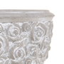 BigBuy Garden Cache-pot Gris Ciment 20,5 x 20,5 x 9 cm