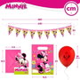 Color Baby Set Menaje Fiesta Deluxe Minnie 66 Pièces pour 8 Personnes