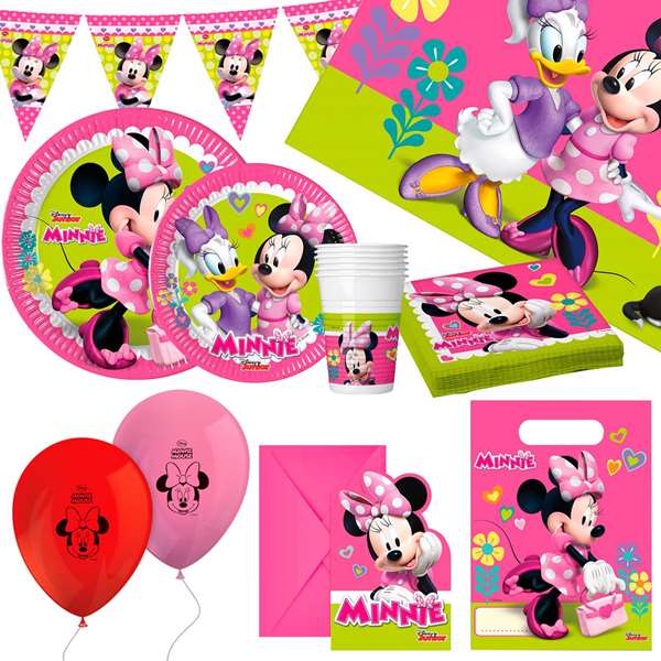 Color Baby Set Menaje Fiesta Deluxe Minnie 66 Pièces pour 8 Personnes Color Baby Set Menaje Fiesta Deluxe Minnie 66 Pièces pour 8 Personnes