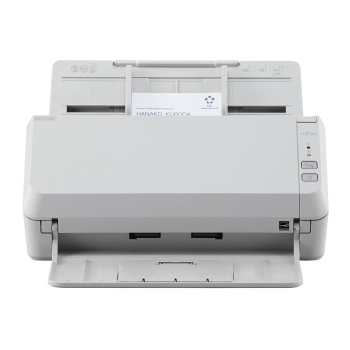 Fujitsu SP-1130N Scanner A4 ADF Duplex 30 ppm 60 ipm USB 3.2 Ethernet
