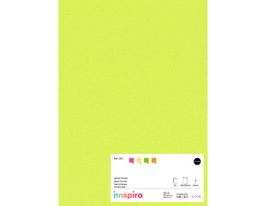 Innspiro Lot de 5 feuilles de mousse EVA jaune fluo 40x60 cm 2mm