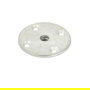 SISO Plaque carrée 60mm pour montage de pieds de table métrique M-8, vis SISO