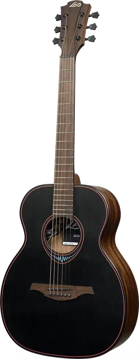 LAG Guitare Acoustique de Voyage A/E - Finition Blue Wave 1 LAG Guitare Acoustique de Voyage A/E - Finition Blue Wave 1