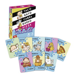 Lúdilo - Jeu de cartes Taco, Gato Waterproof 89026 pour 7 ans et plus - Jeu de rapidité et d'attention, version étanche