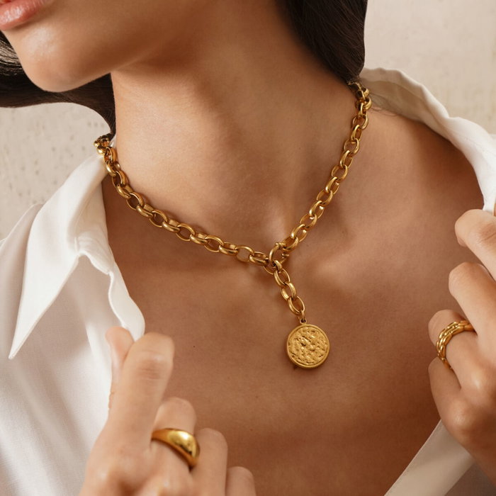 Collier Femme One Jewels OJNN63G Doré