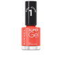 Rimmel London Vernis à ongles SUPER GEL #047-corail épicé 12 ml Finition Gel Longue Tenue