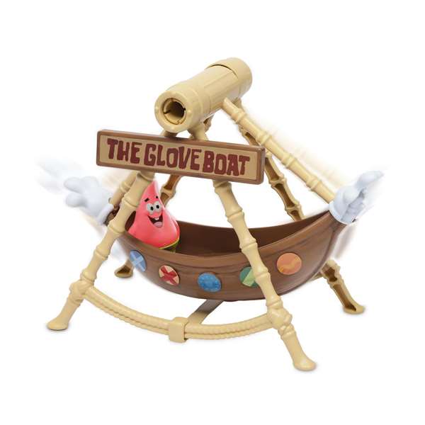 Bizak - Barco Pirata - Figurine Patricio 4.5 cm avec Accessoire - Jeu Bob l'Éponge - Version Espagnole