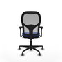 Piqueras y Crespo Chaise de Bureau 3D036G0 Bleu