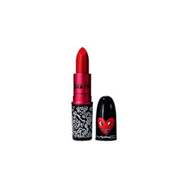 MAC Viva Glam X Keith Haring - Rouge à lèvres crème longue tenue, Hareng rouge, 3 g