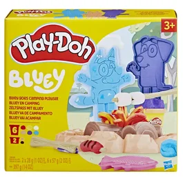 Playdoh Coffret Bluey en camping avec outils