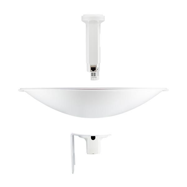 Ubiquiti PowerBeam airMAX antenne externe 5 GHz 25 dBi, débit 150+ Mbps, diamètre 400 mm