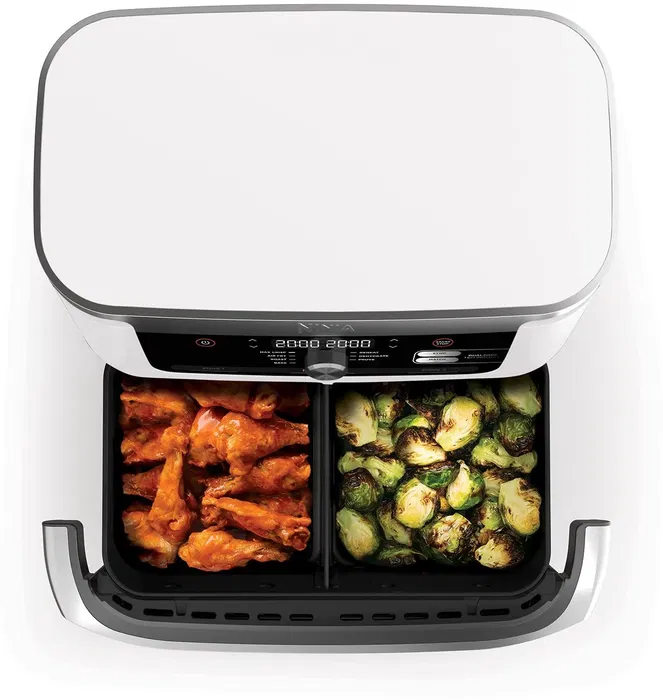 Ninja AF500EUWH Friteuse sans huile Foodi Flex Air Fryer - Blanc, 10.4L, 7 programmes, 2470W