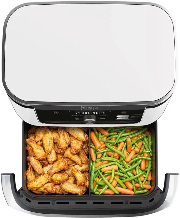 Ninja AF500EUWH Friteuse sans huile Foodi Flex Air Fryer - Blanc, 10.4L, 7 programmes, 2470W