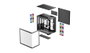DeepCool CG590U 5F Boîtier Gaming ATX Noir avec Verre Trempé et 5 Ventilateurs ARGB