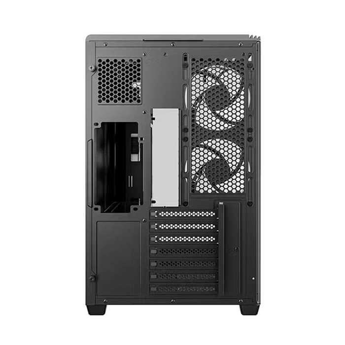 DeepCool CG590U 5F Boîtier Gaming ATX Noir avec Verre Trempé et 5 Ventilateurs ARGB