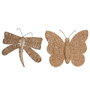 Home ESPRIT Décoration murale Esprit Naturel Shabby Chic (2 Unités)