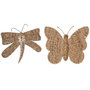 Home ESPRIT Décoration murale Esprit Naturel Shabby Chic (2 Unités)