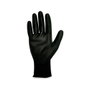 Juba Keep safe® - Gant en polyester avec paume en polyuréthane, noir, 9-L