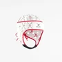 Casque de rugby GILBERT AIR – Blanc/Rouge – Taille L
