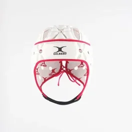 Casque de rugby GILBERT AIR – Blanc/Rouge – Taille L